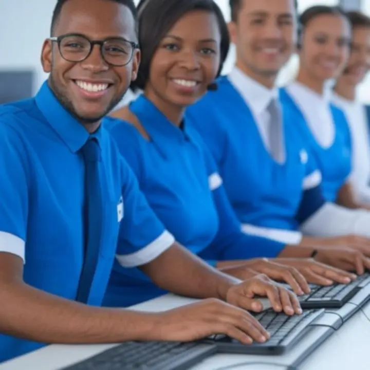 Nederlands klantenserviceteam dat zakelijke klanten ondersteunt