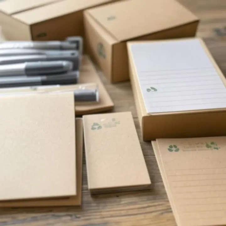 Duurzame stationery-artikelen met milieuvriendelijke materialen