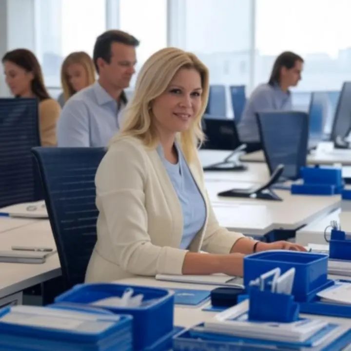 Modern kantoor met premium kantoorbenodigdheden van Officorelia