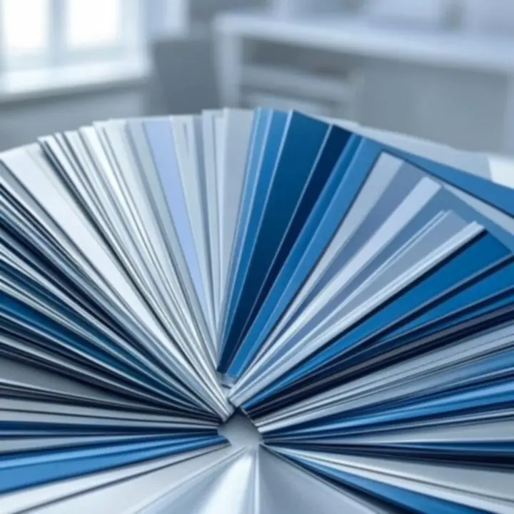 Set van verschillende luxe papiersoorten en texturen naast elkaar